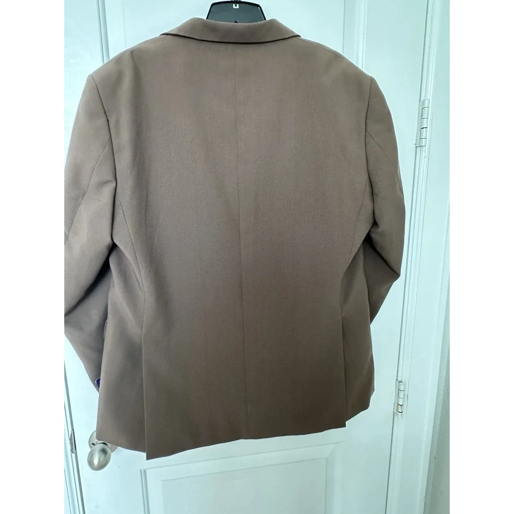 Vittorio St. Angelo Men's Sz 42 R Thin Blazer Jacket Brown Nwt